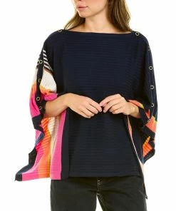 New 👏 Trina Turk Chic Wrap Sweater for 👩 women 🎉