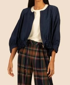Flash Sale 🌟 Trina Turk Prita Jacket in Ink for 👩 women 😀