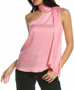 Flash Sale ⌛ Trina Turk Tahquitz Silk-Blend Top for 👩 women 😀