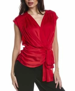 Coupon ๐คฉ Trina Turk Bijou Silk-Blend Top for ๐ฉ women ๐