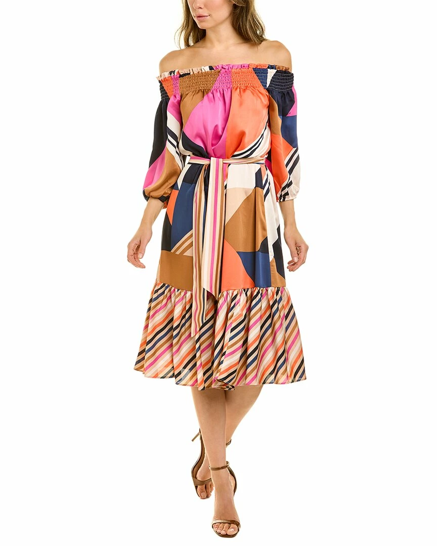 Coupon 😍 Trina Turk Hiawatha Midi 👗 Dress for 👩 women ✨ 1 Coupon 😍 Trina Turk Hiawatha Midi 👗 Dress for 👩 women ✨
