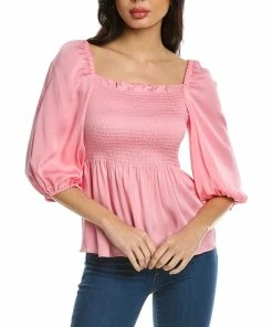 Wholesale 😀 Trina Turk Tacoma Silk-Blend Top for 👩 women ✨