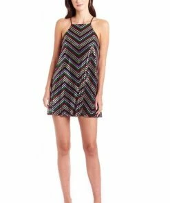 Cheap ✔️ Trina Turk Halette Mako Sequin 👗 Dress in Multi for 👩 women 🔔