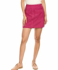 Hot Sale 👍 Trina Turk Virtual Suede Pencil 👗 Skirt for 👩 women ⌛