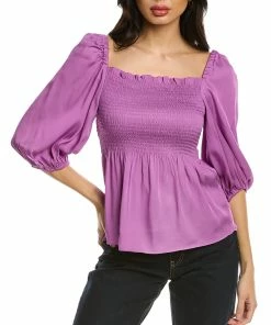Cheap ⌛ Trina Turk Tacoma Silk-Blend Top for 👩 women ⌛