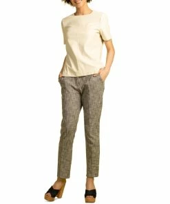 Hot Sale ๐ฅฐ Trina Turk Jaguar ๐ฉ Womens Cropped Office Ankle Pants ๐