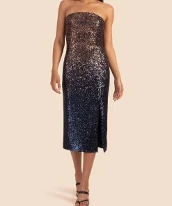 Best deal ❤️ Trina Turk Stella 👗 Dress in Moonstone/Midnight for 👩 women ⭐